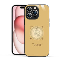 Bornstud Zodiac Taurus Yellow Printed Case for iPhone 15 Pro - Bornstud